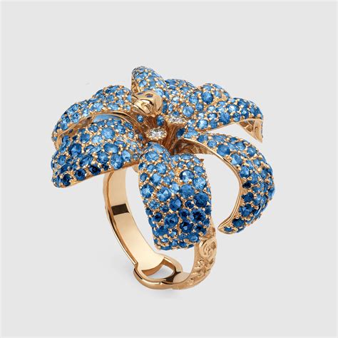 gucci floral ring